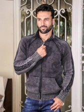 JAQUETA 100% ALGODÃO RAGLAN LINKS NA MANGA   REF 2174