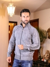 JAQUETA 100% ALGODÃO RAGLAN LINKS NA MANGA   REF 2174