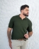 CAMISA TRICOT MEIO ZÍPER TEXTURIZADA REF 3031 - MILITAR
